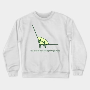 You Need To Have the Right Angle of Life Funny Math Crewneck Sweatshirt